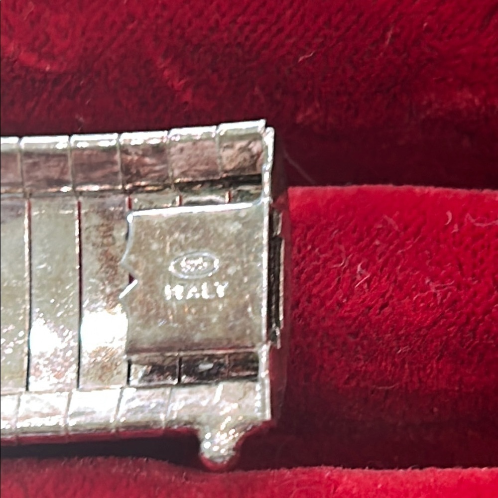 Vintage Italian Sterling Silver Bracelet
Chunky Bold Statement - Picture 7 of 15